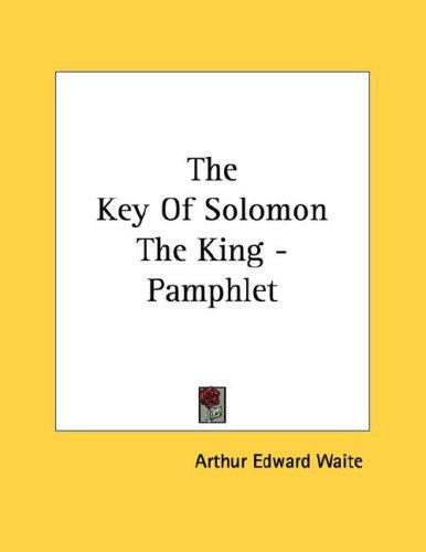 The Key of Solomon the King - Pamphlet