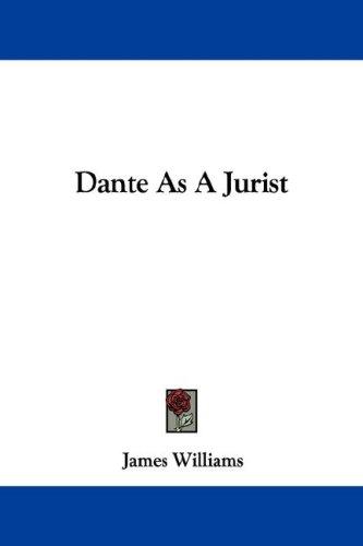 Dante As A Jurist
