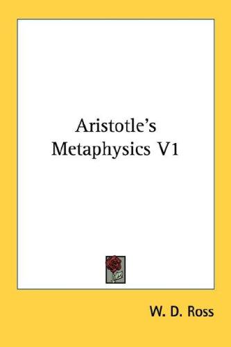 Aristotle's Metaphysics V1