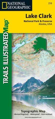 National Geographic Trails Illustrated Lake Clark National Park & Preserve Alaska, USA