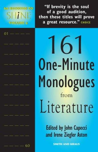 161 One-Minute Monologues from Literature