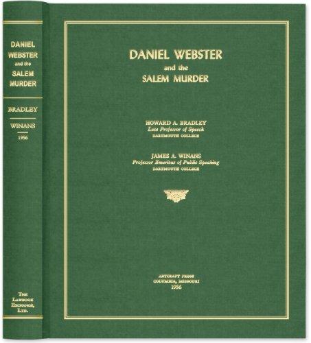 Daniel Webster and the Salem Murder
