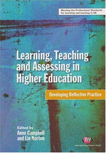 Learning, Teaching and Assessing in Higher Education