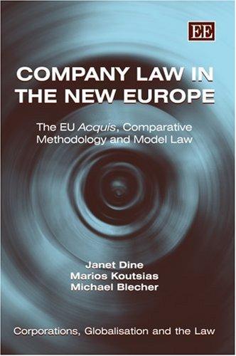 Company Law in the New Europe