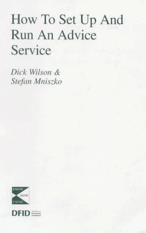 How to Set Up and Run an Advice Service