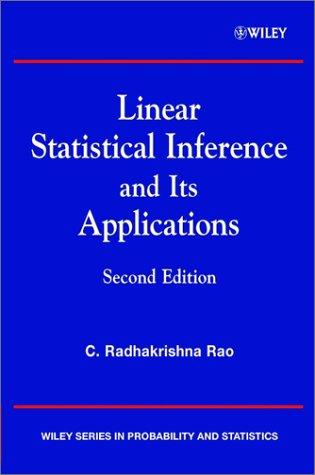 Linear Statistical Inference and Its Applications
