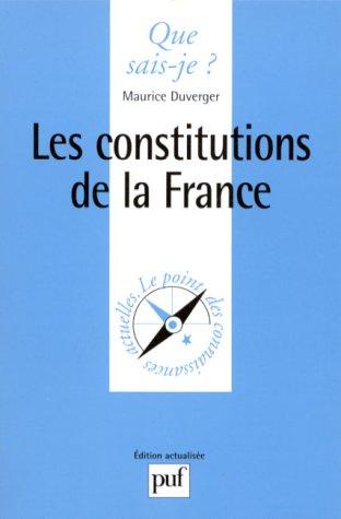 Les constitutions de la France