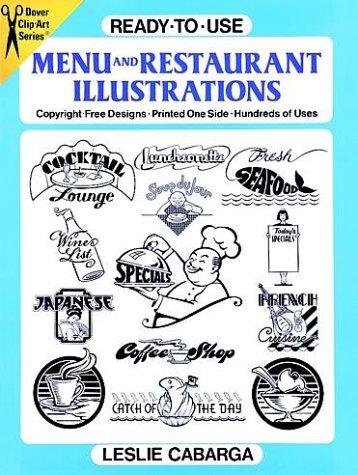 Ready-to-Use Menu and Restaurant Illustrations (Clip Art)