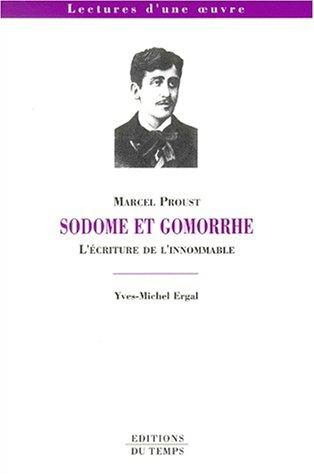 Sodome et gomorrhe de marcel proust