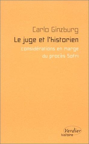 Il giudice e lo storico