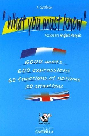 What you must know: Vocabulaire anglais français