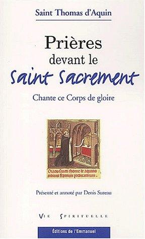 Prieres devant le saint sacrement