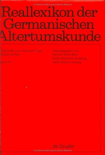 Reallexikon Der Germanischen Altertumskunde