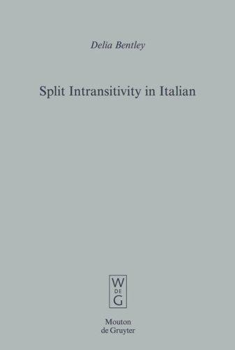 Split Intransitivity in Italian