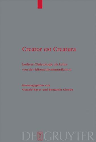 Creator est creatura