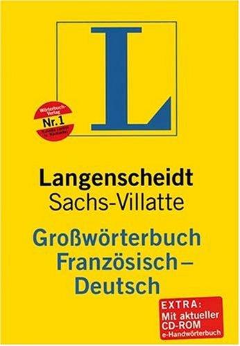 Langenscheidts Großwörterbuch, Französisch