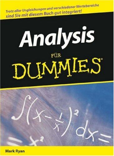 Analysis Für Dummies