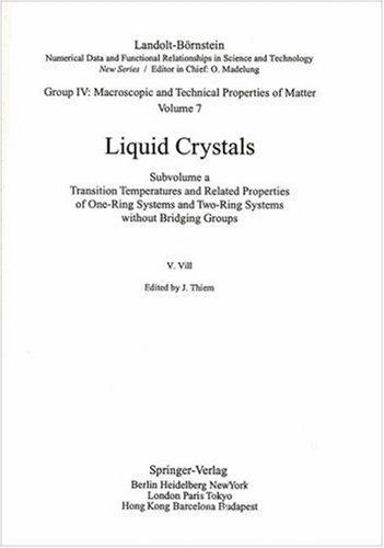 Transition Temperatures and Related Properties of One-Ring Systems and Two-Ring Systems without Bridging Groups