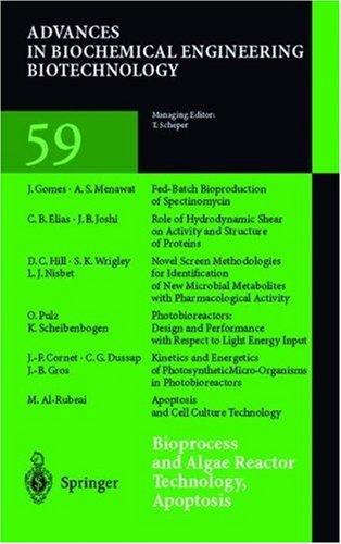 Bioprocess And Algae Reactor Technology, Apoptosis (Advances in Biochemical Engineering and Biotechnology)