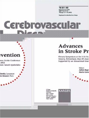 Advances in Stroke Prevention