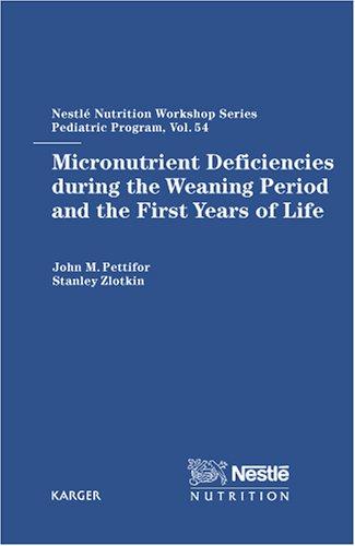 Micronutrient Deficiencies during the Weaning Period and the First Years of Life