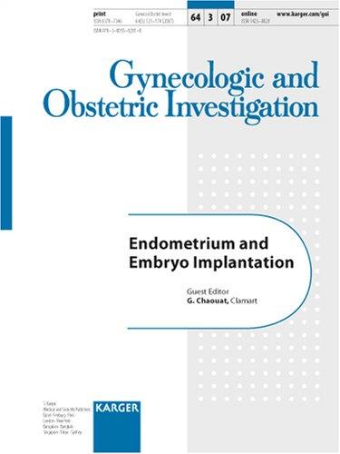 Endometrium and Embryo Implantation