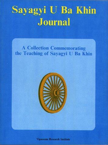 Sayagyi U Ba Khin Journal