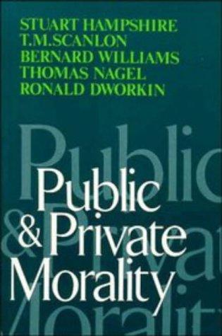 Public and private morality
