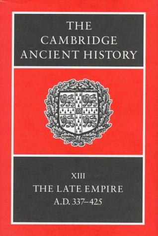The Cambridge ancient history