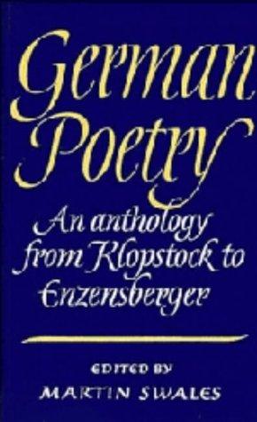 German poetry