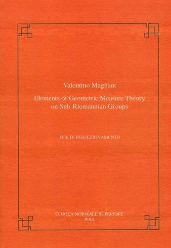Elements of Geometric Measure Theory on Sub-Riemannian Groups