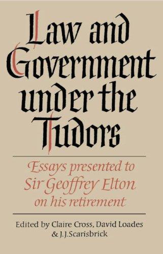 Law and government under the Tudors