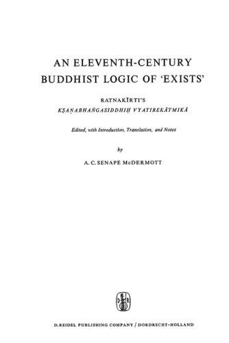 An Eleventh-Century Buddhist Logic of `Exists'