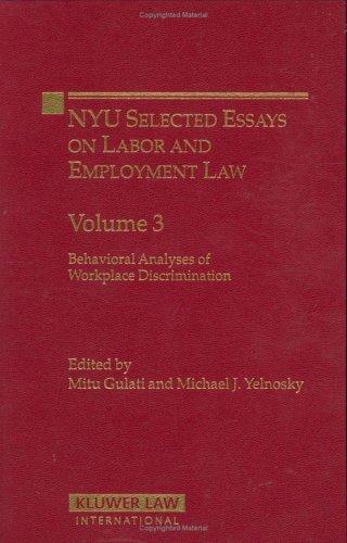 NYU Selected Essays on Labor and Employment Law