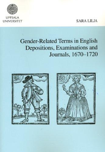 Gender-related Terms in English Depositions, Examinations & Journals, 1670-1720
