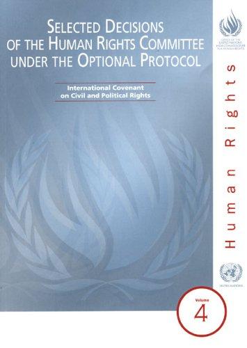 Selected Decisions of the Human Rights Committee Under the Optional Protocol