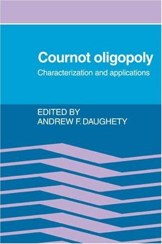 Cournot Oligopoly