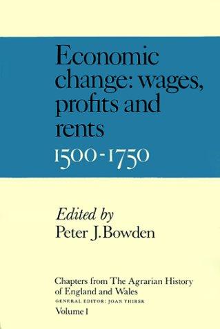 Chapters from the Agrarian history of England and Wales, 1500-1750