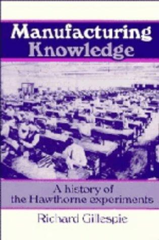 Manufacturing Knowledge