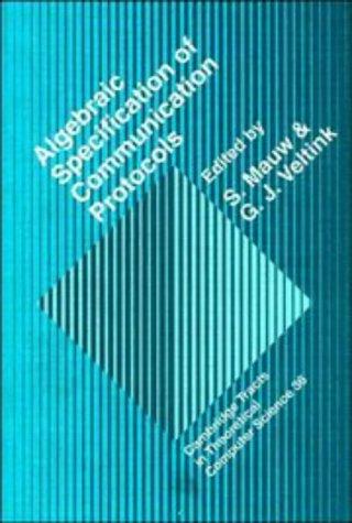 Algebraic Specification of Communication Protocols