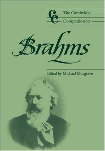 The Cambridge companion to Brahms