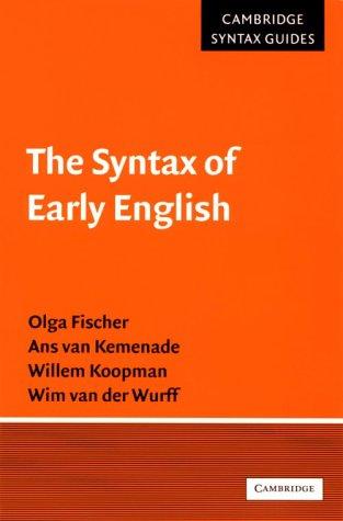 The syntax of early English