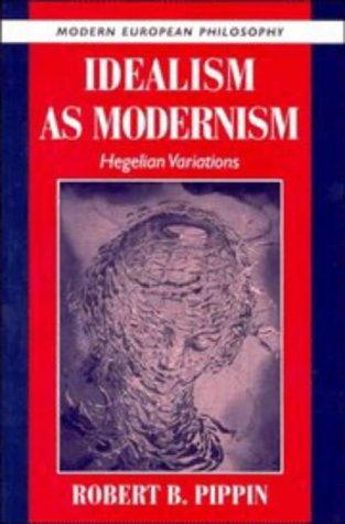 Idealism as modernism