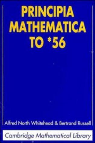 Principia Mathematica