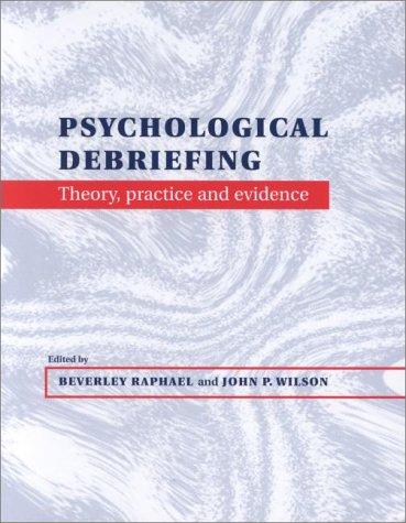 Psychological Debriefing