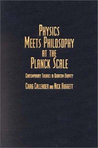 Physics Meets Philosophy at the Planck Scale