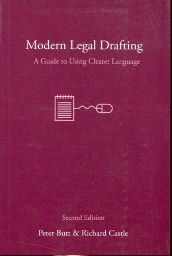 Modern Legal Drafting