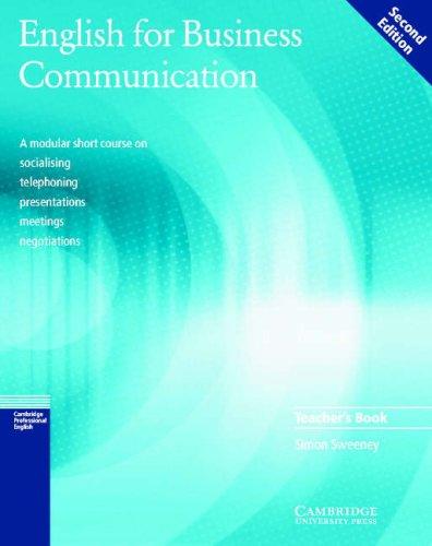 English for Business Communication, Teacher's Book