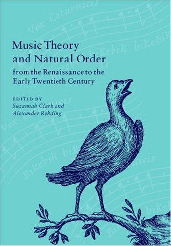 Music Theory and Natural Order from the Renaissance to the Early Twentieth Century