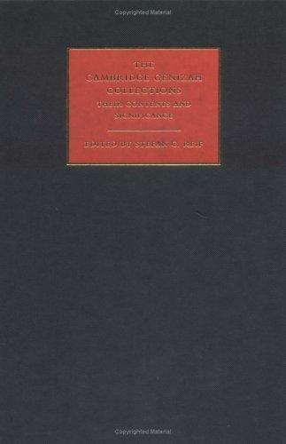 The Cambridge Genizah Collections